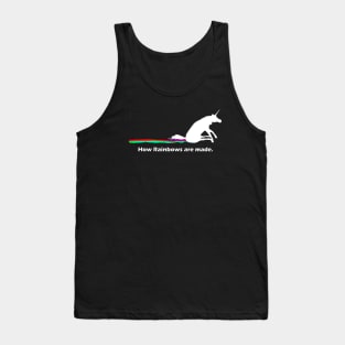 How Rainbows Are Made Unicorn Tank Top